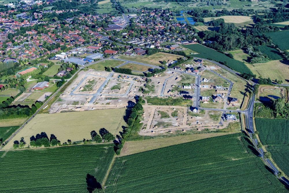 Luftaufnahme Horneburg - Siedlungsgebiet in Horneburg im Bundesland Niedersachsen, Deutschland
