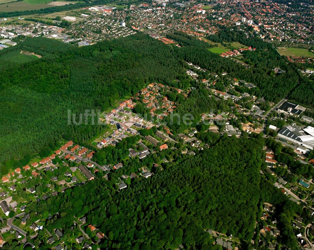 Luftaufnahme Mölln - Siedlungsgebiet an der Kolberger Straße in Mölln im Bundesland Schleswig-Holstein, Deutschland