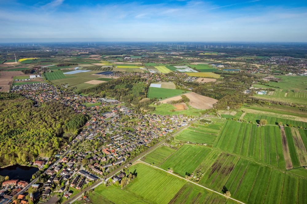 Luftaufnahme Hedendorf - Siedlungsgebiet Neukloster und Hedendorf im Bundesland Niedersachsen, Deutschland