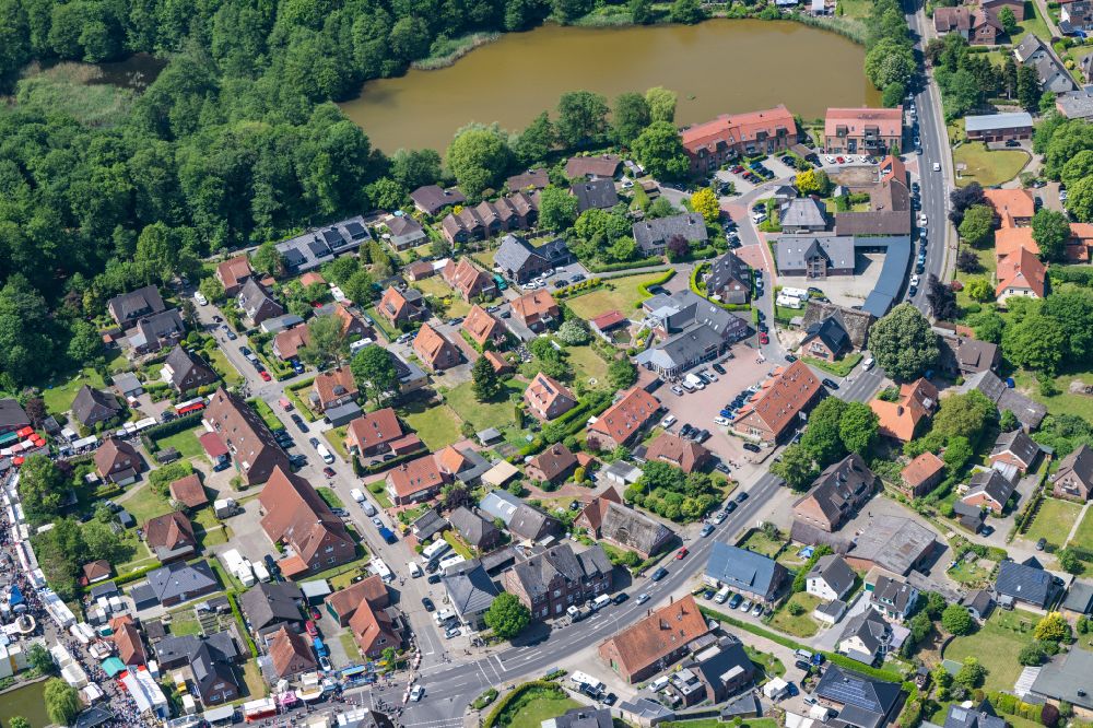 Hedendorf von oben - Siedlungsgebiet Neukloster und Hedendorf im Bundesland Niedersachsen, Deutschland