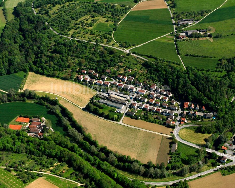 Luftaufnahme Neumühle - Siedlungsgebiet in Neumühle im Bundesland Baden-Württemberg, Deutschland