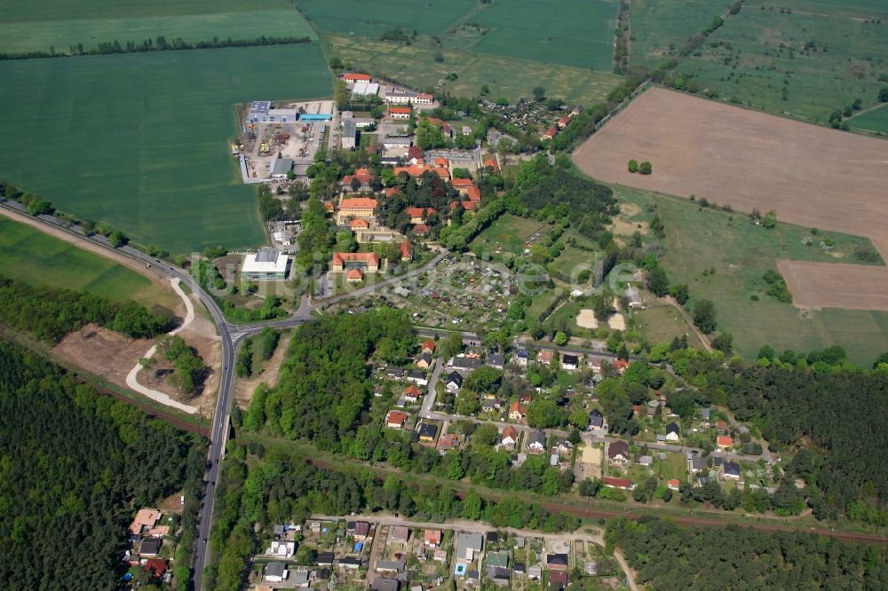 Luftbild Struveshof - Siedlungsgebiet in Struveshof im Bundesland Brandenburg, Deutschland