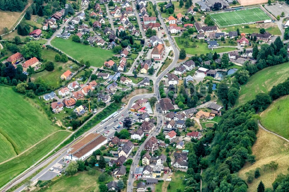 Untermünstertal aus der Vogelperspektive: Siedlungsgebiet in Untermünstertal im Bundesland Baden-Württemberg, Deutschland
