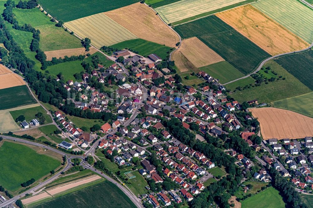 Luftaufnahme Kirchzarten - Siedlungsgebiet Zarten in Kirchzarten im Bundesland Baden-Württemberg, Deutschland