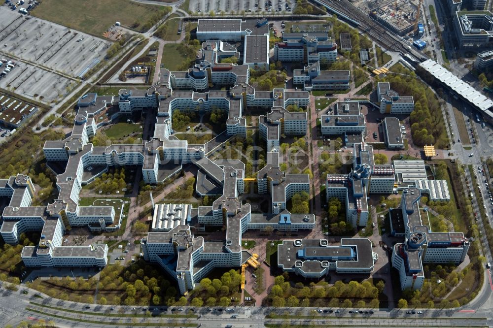 München aus der Vogelperspektive: Siemens Technology Accelerator GmbH in München im Bundesland Bayern, Deutschland