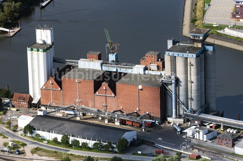Hamburg von oben - Silo und Getreide- Speicher der Getreide AG in Hamburg, Deutschland
