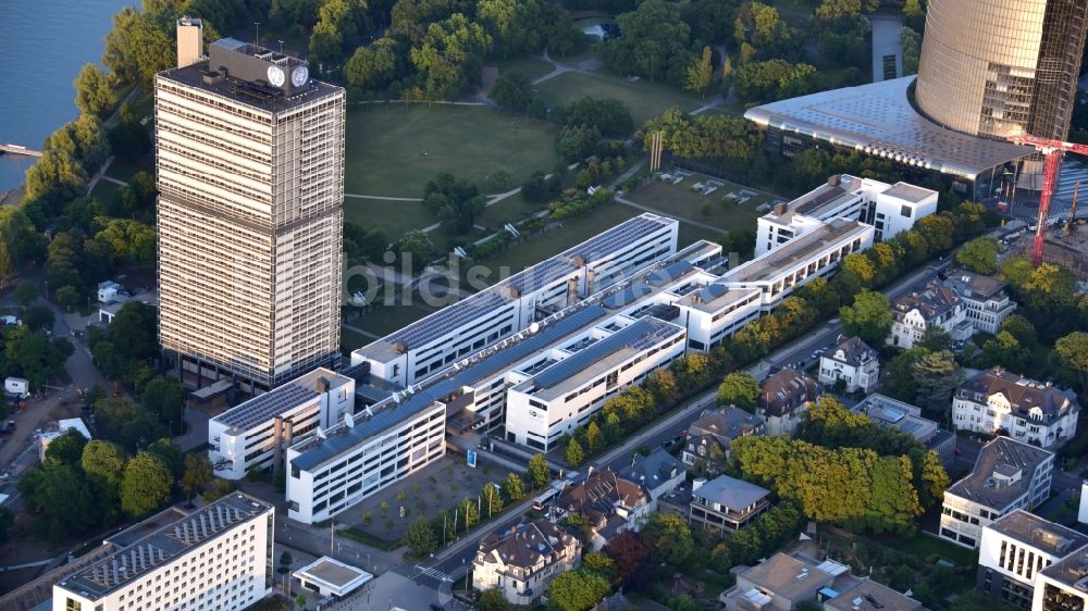 Luftaufnahme Bonn - Sitz der Deutschen Welle in Bonn im Bundesland Nordrhein-Westfalen, Deutschland