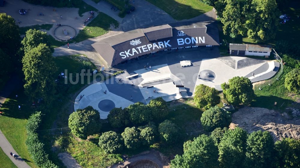 Luftbild Bonn - Skatepark in Bonn im Bundesland Nordrhein-Westfalen, Deutschland