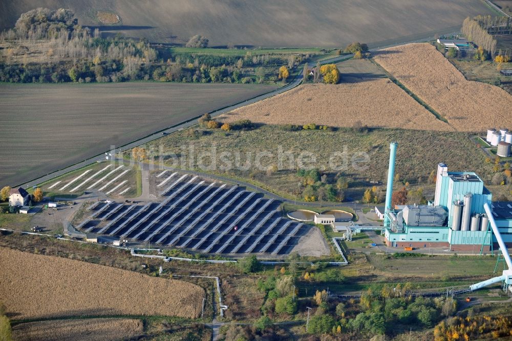 Luftaufnahme Hohenmölsen OT Wählitz - Solaranlage in Wählitz in Sachsen-Anhalt