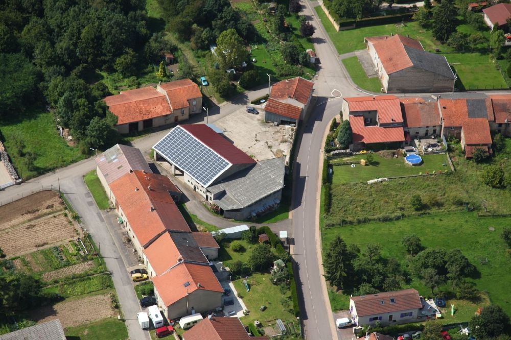 Luftbild Piblange - Solarkraftwerk und Photovoltaik- Anlage in Piblange in Grand Est, Frankreich