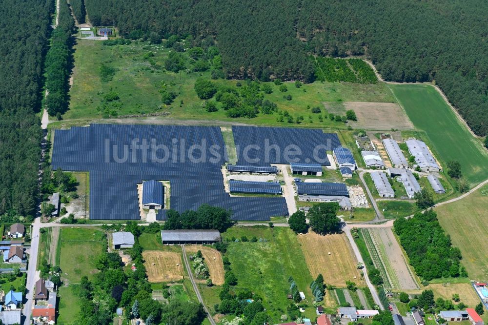 Luftbild Solpke - Solarkraftwerk und Photovoltaik- Anlagen in Solpke im Bundesland Sachsen-Anhalt, Deutschland