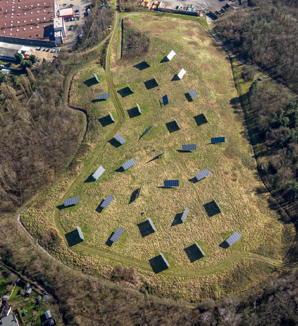 Luftbild Bottrop - Solarpark in Bottrop im Bundesland Nordrhein-Westfalen