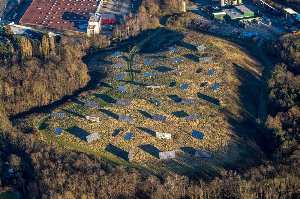Luftbild Bottrop - Solarpark in Bottrop im Bundesland Nordrhein-Westfalen