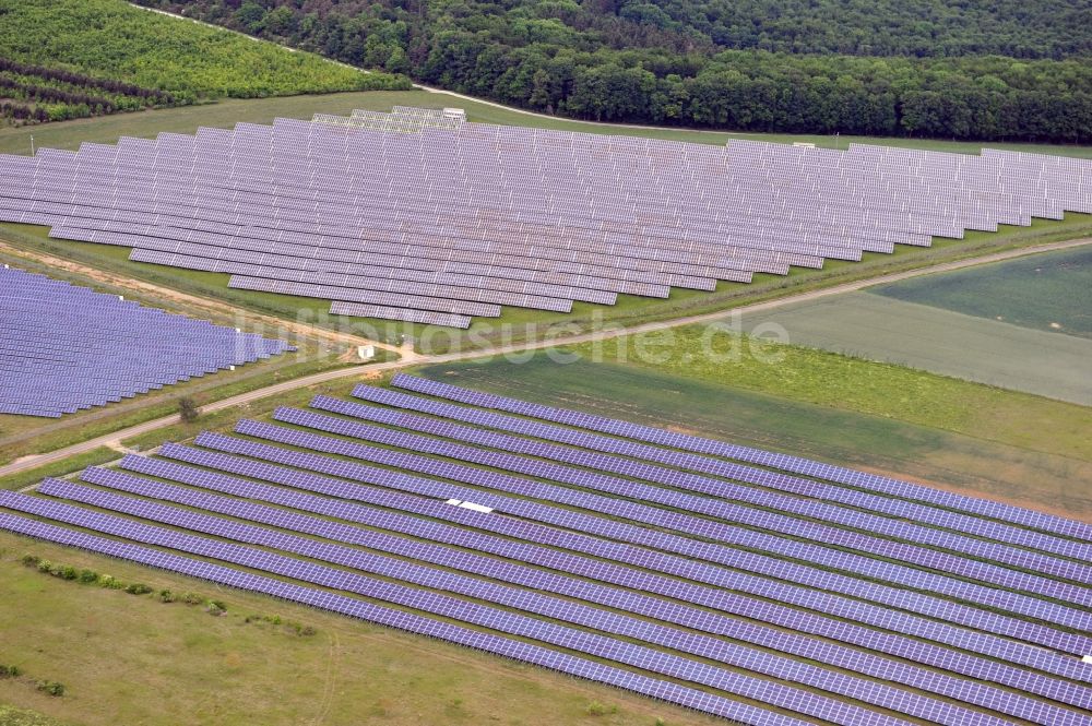 Luftaufnahme Laudenbach - Solarpark Laudenbach in Bayern