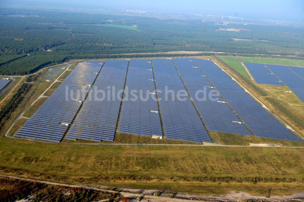 Luftaufnahme Lichterfeld-Schacksdorf - Solarpark Lichterfeld