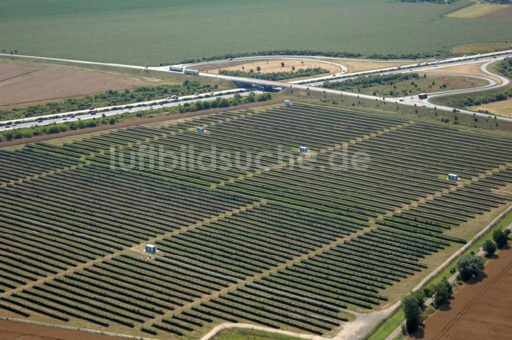 Luftaufnahme Rödgen - Solarpark in Rödgen / Sachsen-Anhalt