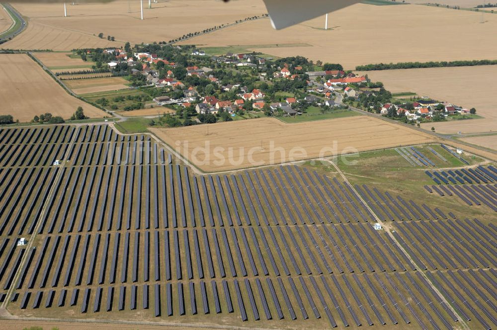 Luftbild Rödgen - Solarpark in Rödgen / Sachsen-Anhalt