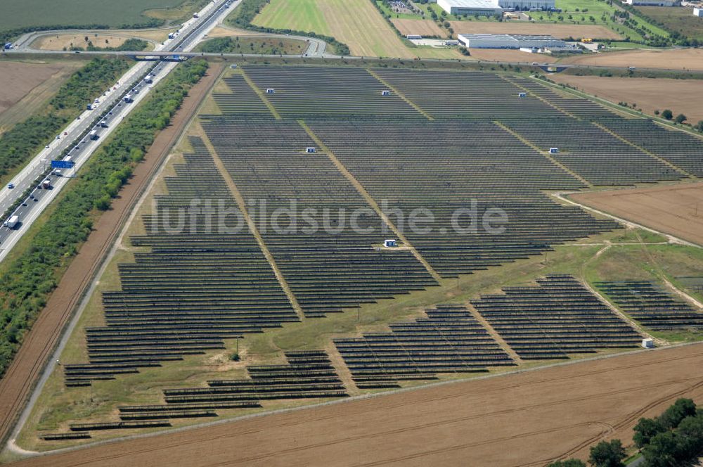 Luftbild Rödgen - Solarpark in Rödgen / Sachsen-Anhalt