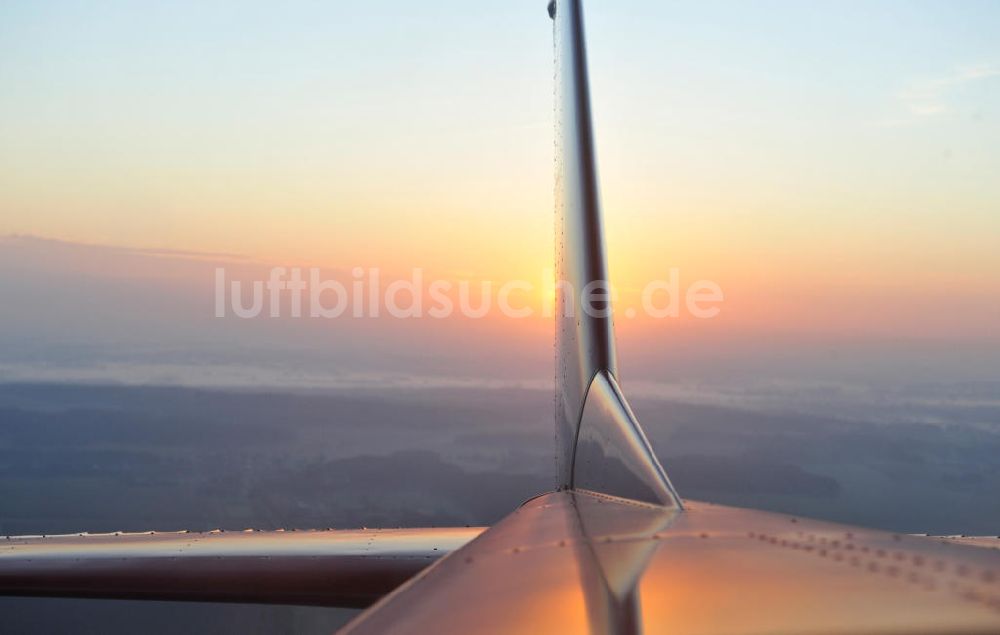 Luftaufnahme Heiligenfeld - Sonnenaufgang bei Heiligenfelde
