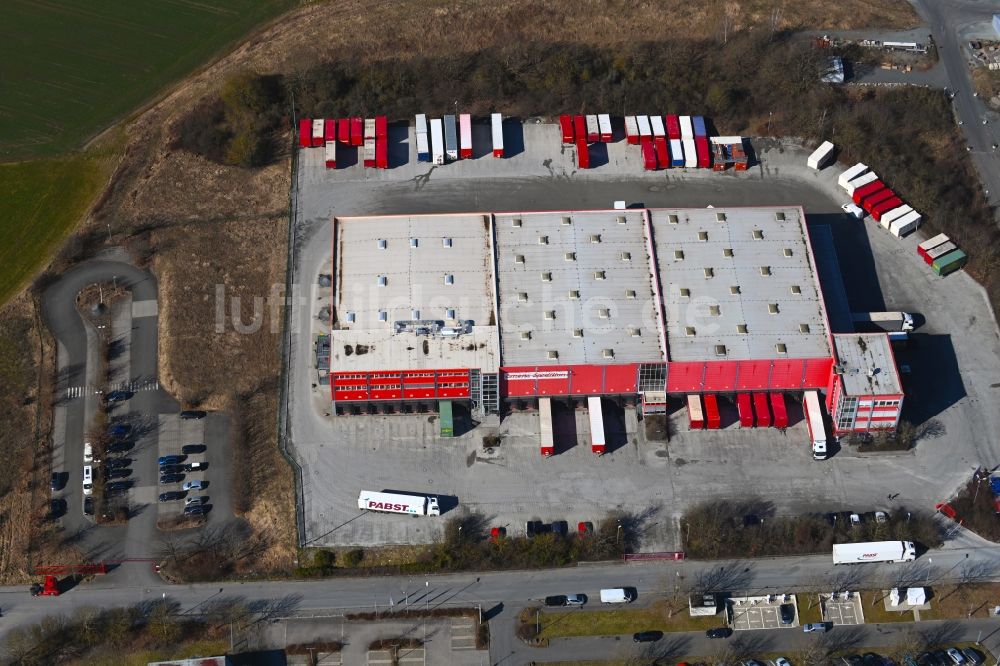 Luftbild Himmelkron - Speditions- Gebäude der Logistik- und Transportfirma Emons Spedition GmbH in Himmelkron im Bundesland Bayern, Deutschland