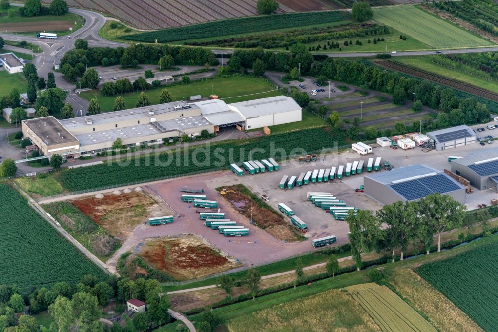 Luftbild Ettenheim - Speditions- Gebäude der Logistik- und Transportfirma Wildt Gmbh in Ettenheim im Bundesland Baden-Württemberg, Deutschland