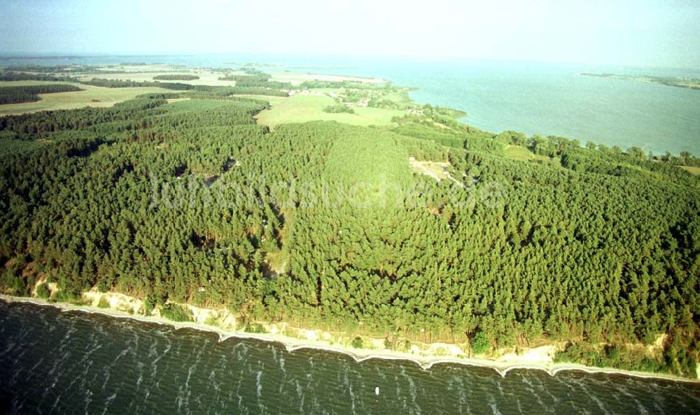 Luftbild Lütow auf Usedom in MV - Spitze der Insel Usedom zum Achterwasser / Peenestrom des südlichen Bereiches der Insel Usedom in Mecklenburg - Vorpommern - 31