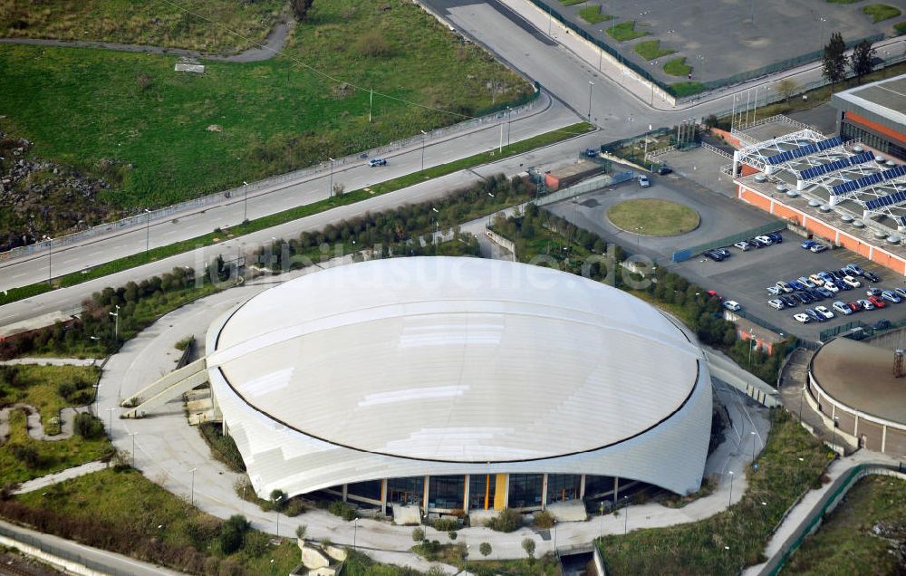 Luftbild Catania Sizilien - Sporthalle PalaNesima in Catania auf Sizilien in Italien