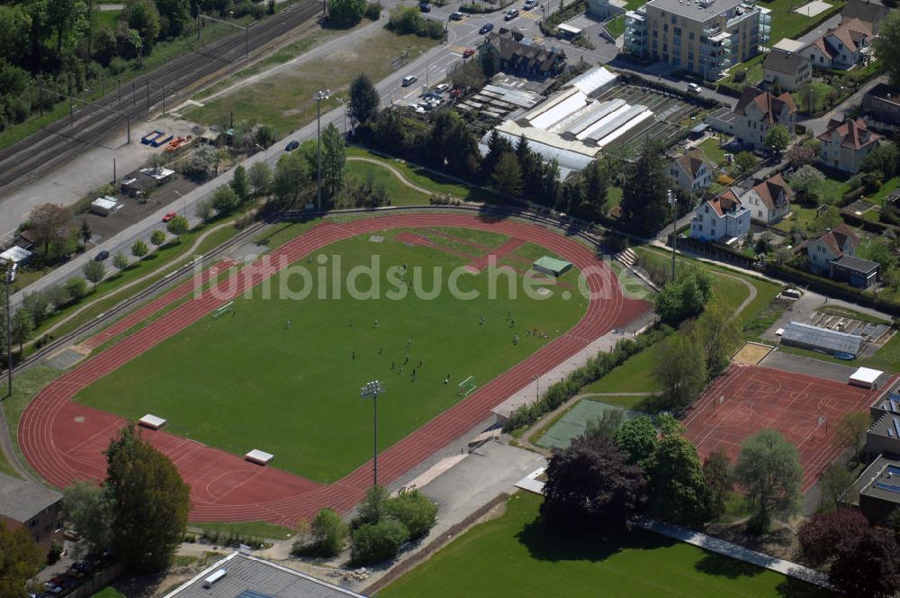 Luftbild Kreuzlingen - Sportplatz Burgerfeld in Kreuzlingen