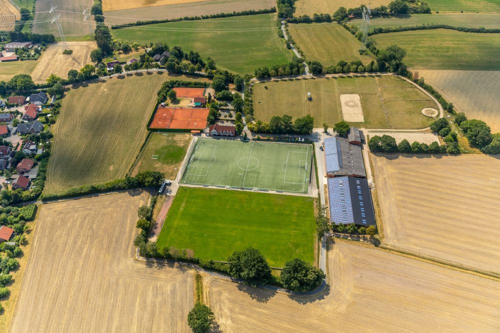 Luftaufnahme Rinkerode - Sportplatz- Fussballplatz des Sportverein Rinkerode von 1912 e.V. in Rinkerode im Bundesland Nordrhein-Westfalen, Deutschland