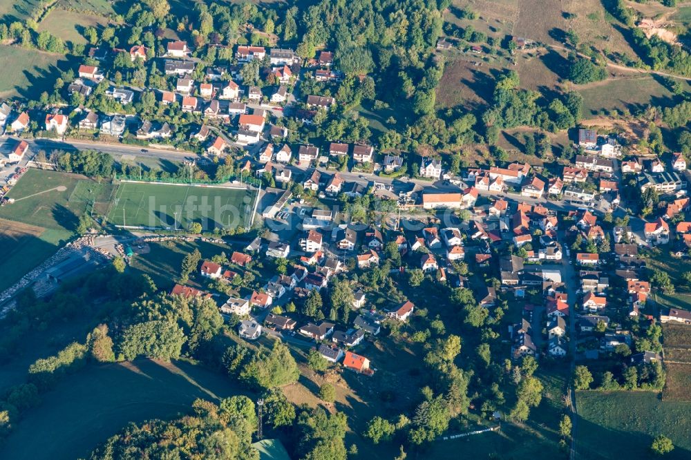 Luftaufnahme Reichenbach - Sportplatz- Fussballplatz des TSV 1893 e.V. Reichenbach in Reichenbach im Bundesland Hessen, Deutschland