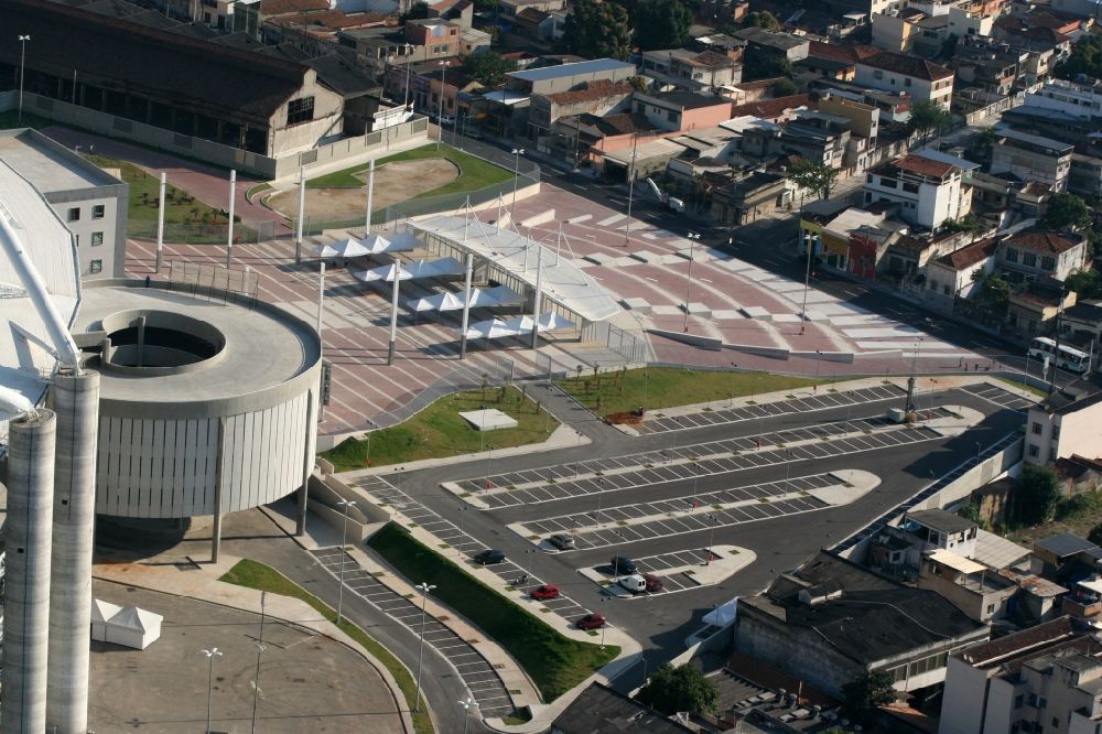 Rio de Janeiro von oben - Sportstätte des Stadion Estadio Olimpico Joao Havelange - Nilton Santos Stadium in Rio de Janeiro in Brasilien