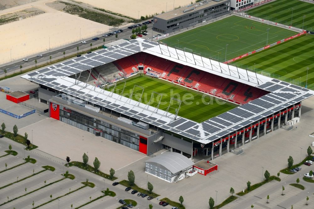 Luftbild Ingolstadt - Sportstätten-Gelände der Arena des Stadion in Ingolstadt im Bundesland Bayern