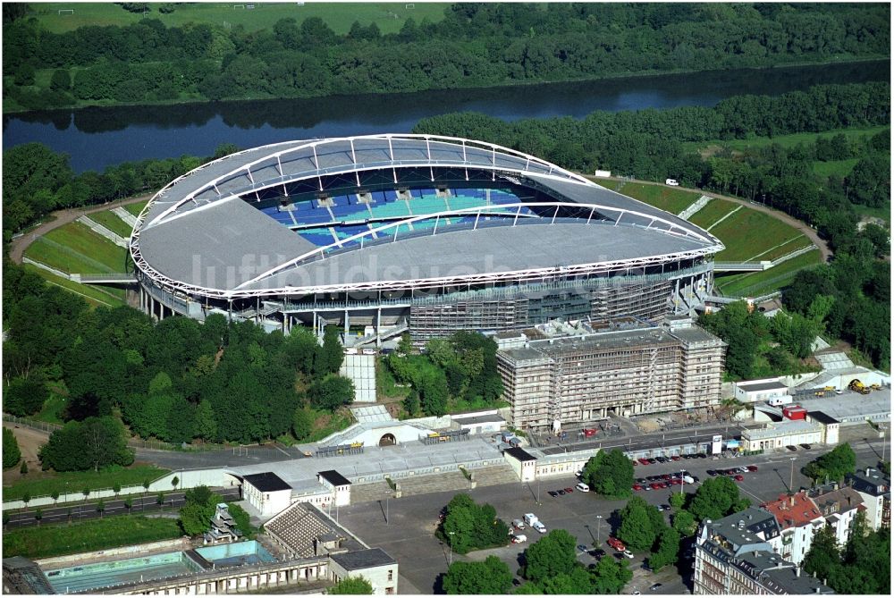 Luftbild Leipzig - Sportstätten-Gelände der Arena des Stadion in Leipzig im Bundesland Sachsen