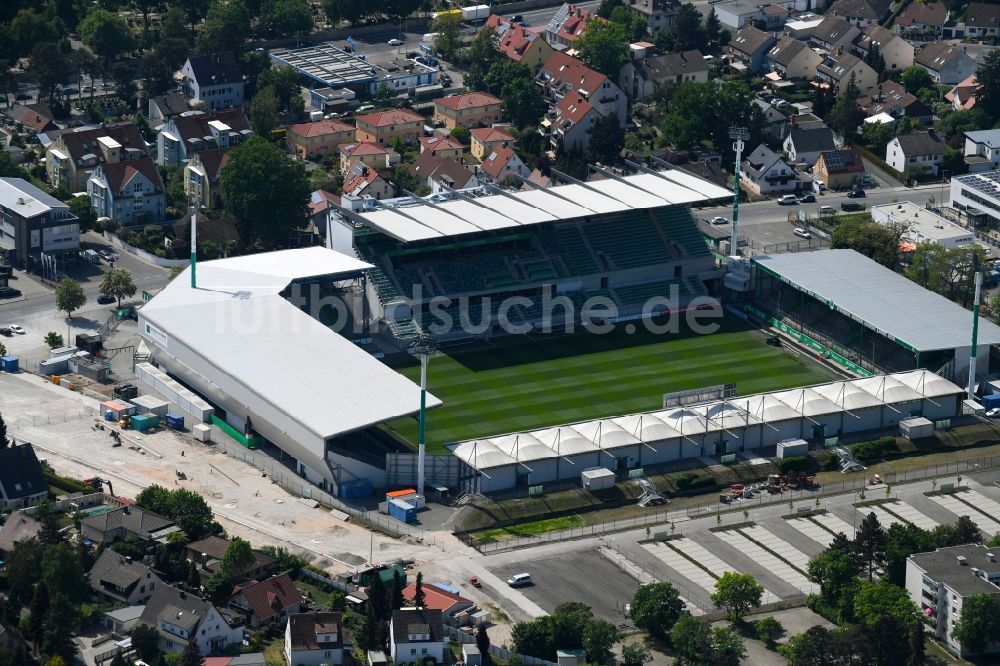 Luftbild Fürth - Sportstätten-Gelände der Arena des Stadion SpVgg Greuther Fürth Am Laubenweg im Ortsteil Poppenreuth in Fürth im Bundesland Bayern, Deutschland