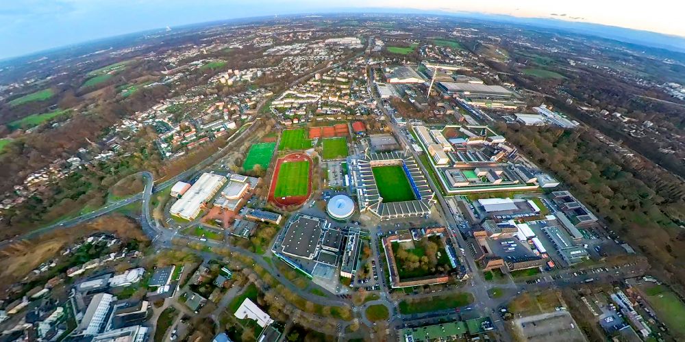 Bochum aus der Vogelperspektive: Sportstätten-Gelände Vonovia Ruhrstadion in Bochum im Bundesland Nordrhein-Westfalen