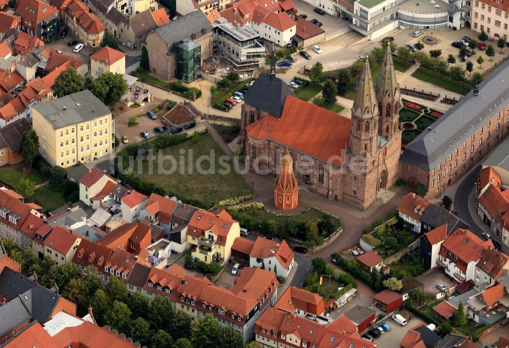 Heilbad Heiligenstadt aus der Vogelperspektive: St. Marienkirche mit Kapelle in Heilbad Heiligenstadt in Thüringen
