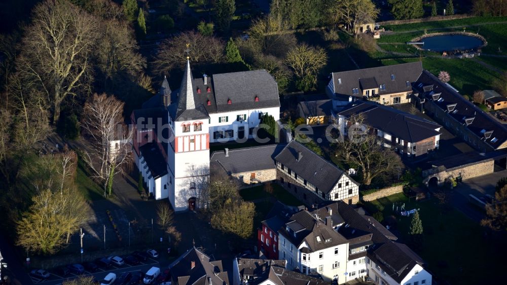 Luftaufnahme Königswinter - St. Pankratius in Oberpleis im Bundesland Nordrhein-Westfalen, Deutschland