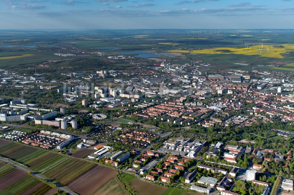 Luftbild Erfurt - Stadt- Ansicht im nördlichen Stadtgebiet in Erfurt im Bundesland Thüringen, Deutschland