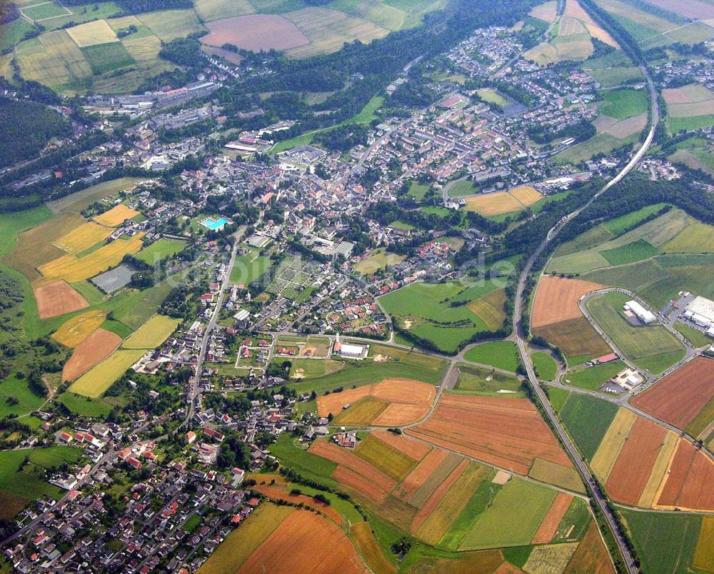 Arzberg (Bayern) aus der Vogelperspektive: Stadt Arzberg in Oberfranken - Bayern