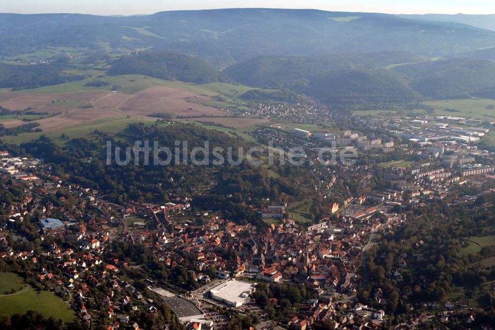 Luftaufnahme Schmalkalden - Stadt Schmalkalden