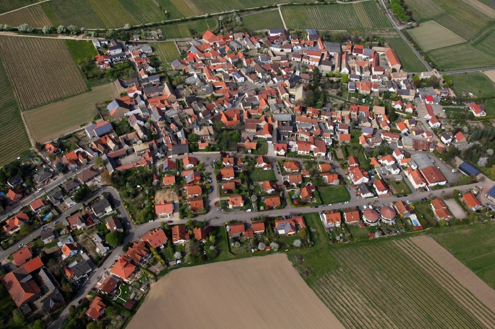 Luftbild Alzey OT Heimersheim - Stadtansicht von Alzey-Heimersheim im Bundesland Rheinland-Pfalz