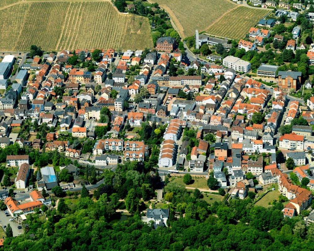 Luftbild Bad Kreuznach - Stadtansicht von Bad Kreuznach an der Rüdesheimer Straße im Bundesland Rheinland-Pfalz
