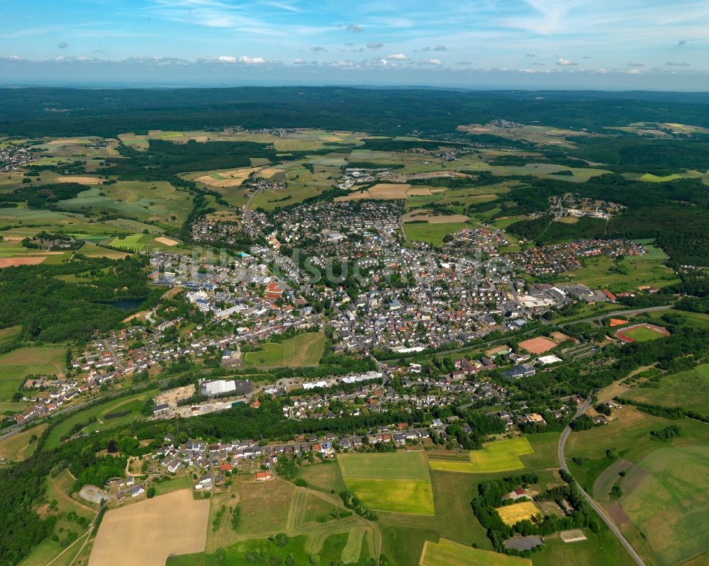 Luftaufnahme Birkenfeld - Stadtansicht von Birkenfeld im Bundesland Rheinland-Pfalz