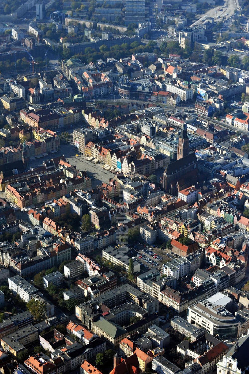 Luftbild Breslau / Wroclaw - Stadtansicht Breslau / Wroclaw in Polen