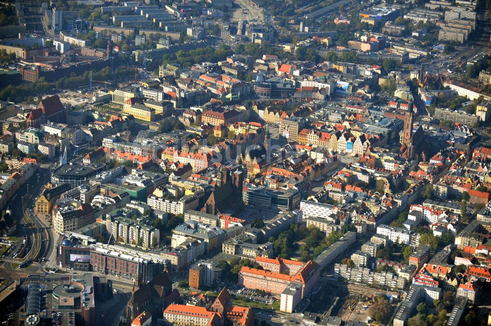 Luftaufnahme Breslau / Wroclaw - Stadtansicht Breslau / Wroclaw in Polen