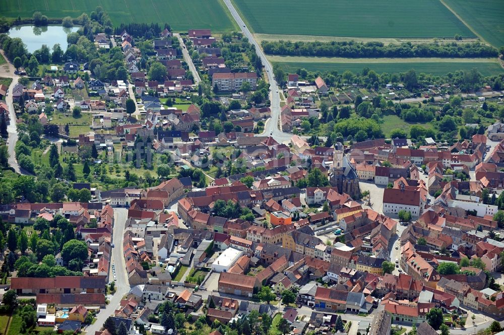 Luftaufnahme Buttstädt - Stadtansicht von Buttstädt in Thüringen
