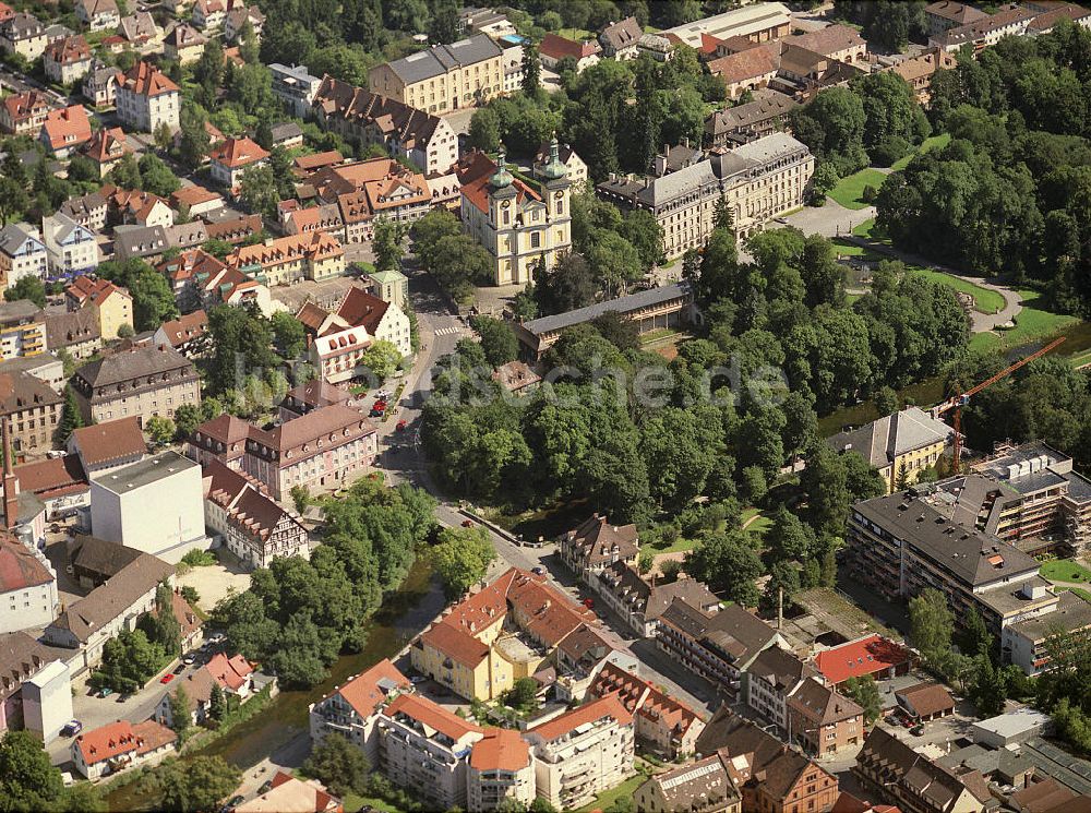 Luftbild Donaueschingen - Stadtansicht Donaueschingen