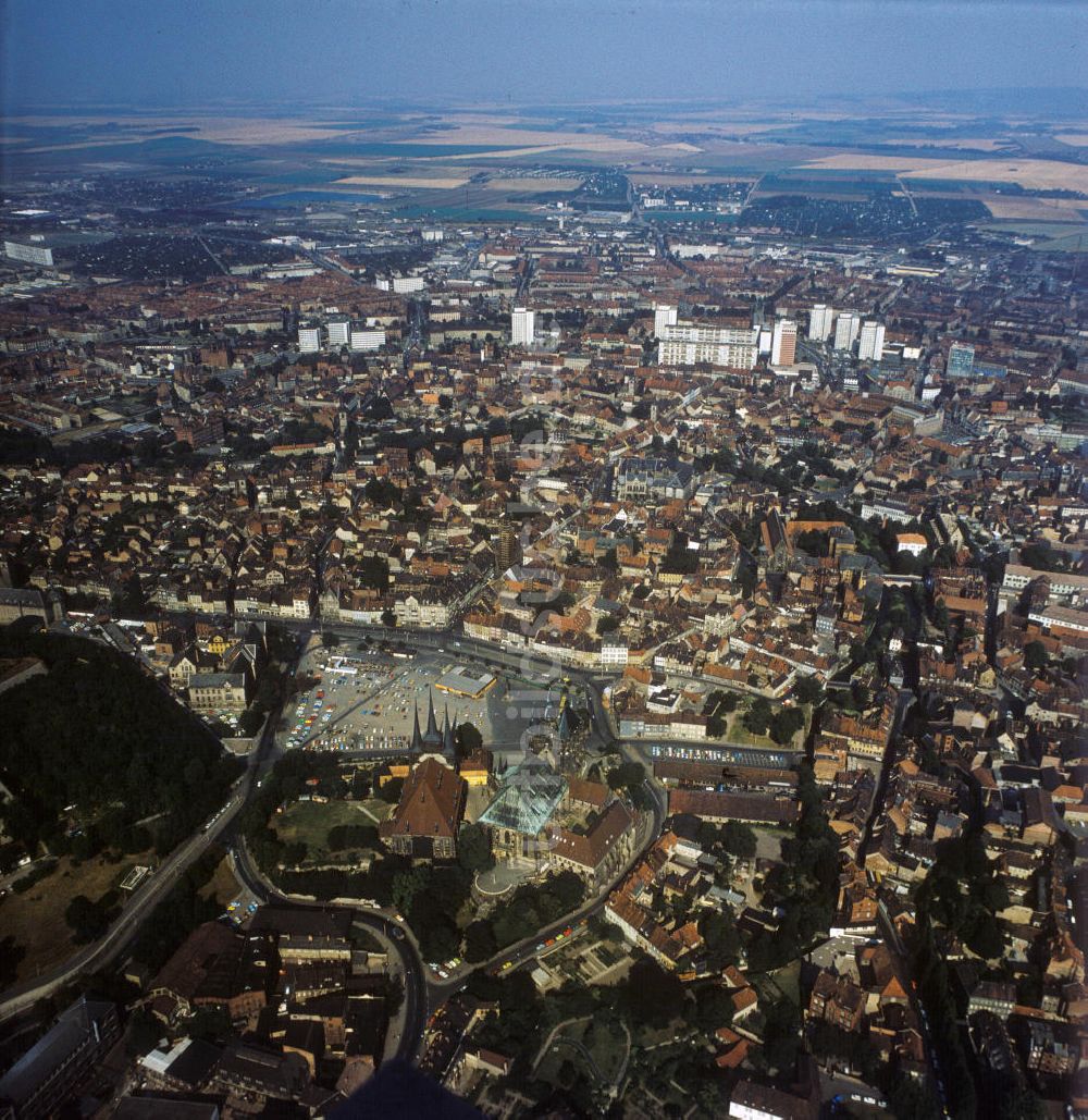 Luftbild Erfurt - Stadtansicht Erfurt 1975