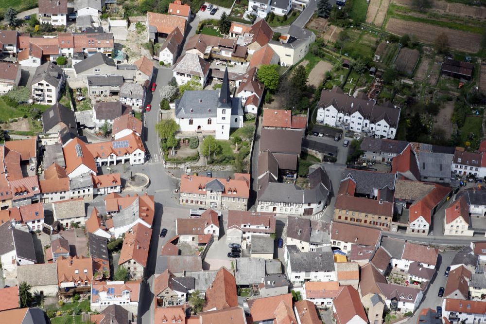 Luftaufnahme Essenheim - Stadtansicht Essenheim