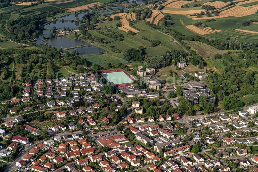 Luftaufnahme Ettenheim - Stadtansicht Ettenheim Ost im Stadtgebiet in Ettenheim im Bundesland Baden-Württemberg, Deutschland